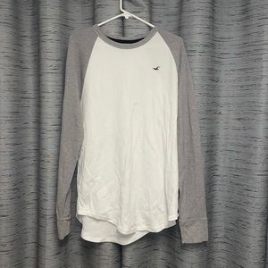 Men’s Hollister White Waffle Long Sleeve